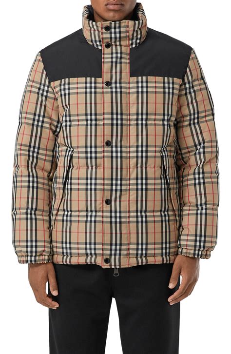 burberry puffer jacket navy|burberry reversible puffer jacket.